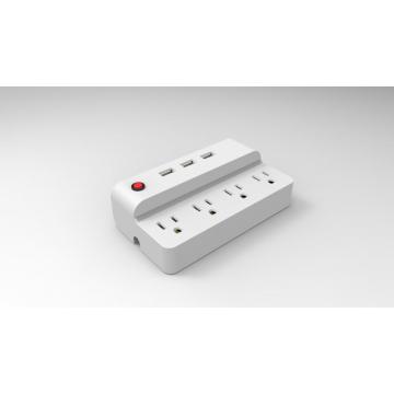 4 outlet and 3 USB table power strip