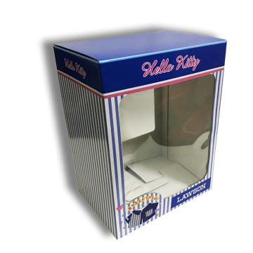 Retail gift boxes with PVC window