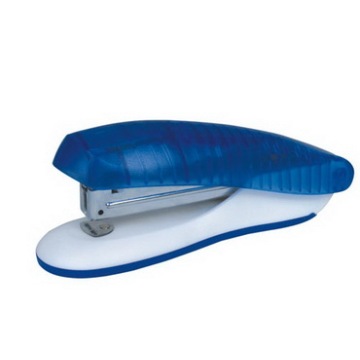 blue plastic stapler