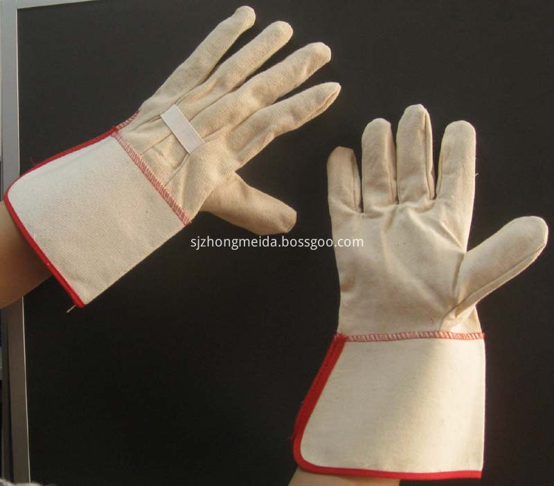 canvas glove gauntlet