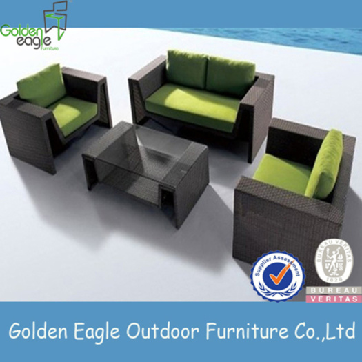 Garden Furniture round rattan sofa Set outdoor sectional