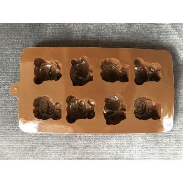 Animal chocolate ice molds silicone cartoon tool