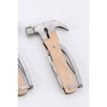 Outdoor  multifunction wood handle hammer tools