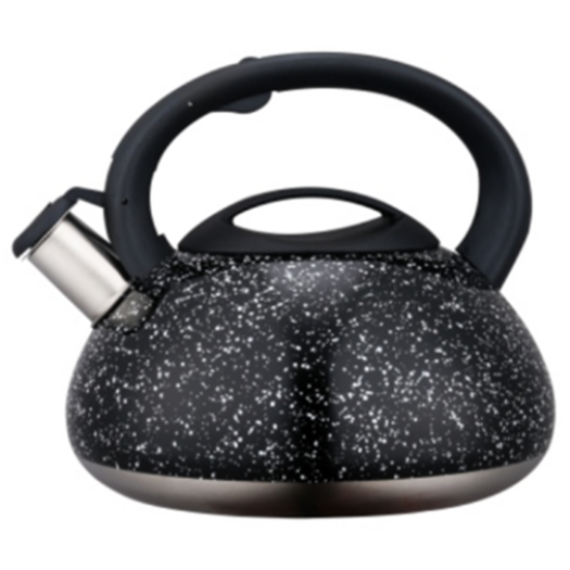 2.5L marble color painting whistling teakettle