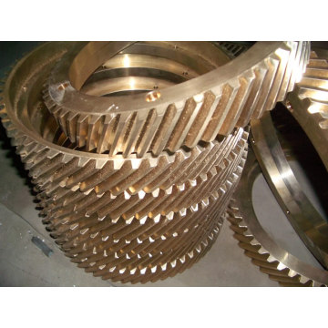 CNC Turning Machining Copper Bronze Big Copper Gear