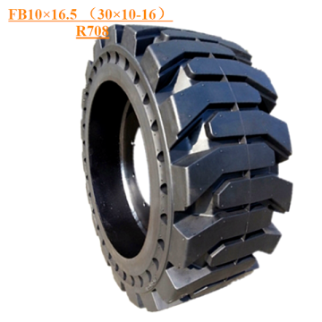 Solid Skid Steer Tire FB10×16.5 (30×10-16) R708