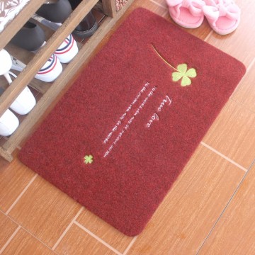 Eco-Friendly embroidered waterproof floor mats