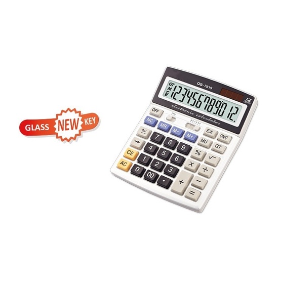 Standard Function Big Display 12-Digit Desktop Calculator