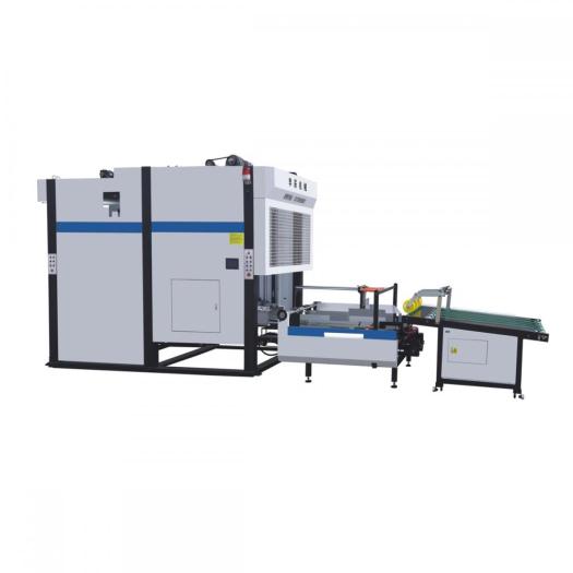 Automatic high-speed flute litho laminator with pile stacker