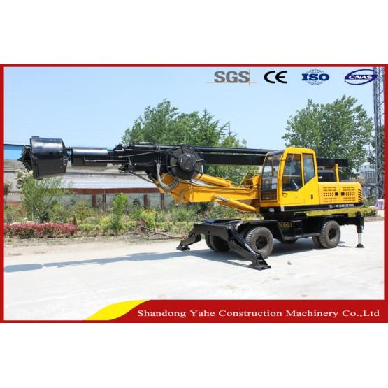 DL-360 wheeled hydraulic drilling rig machine