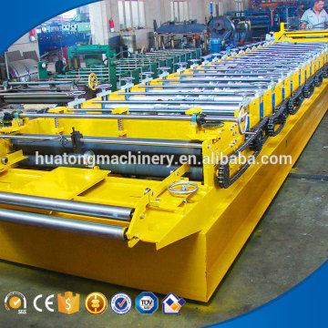 Colored steel galvanized roofing sheet roll forming machine