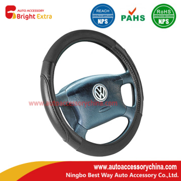 Solid Black Steering Wheel Cover Fit For Car