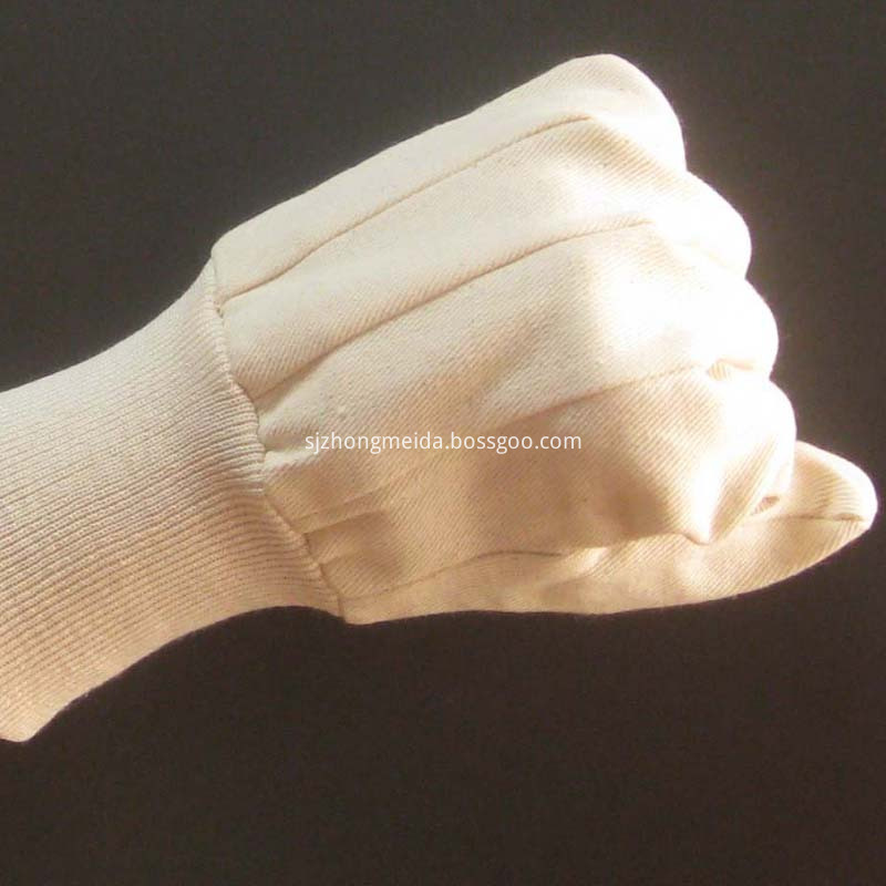 canvas industrial glove knit wrist