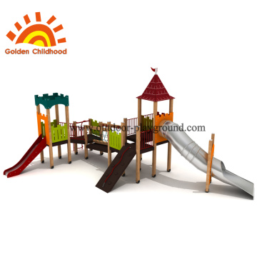 Tower Combination Slide Tube For Children Playground