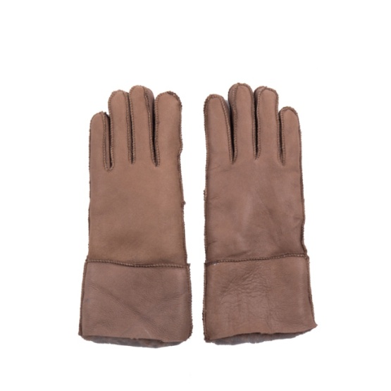 Warm Sheepskin Out Sewing Gloves