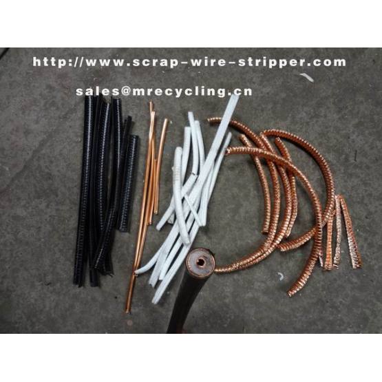 homemade scrap wire stripping machine