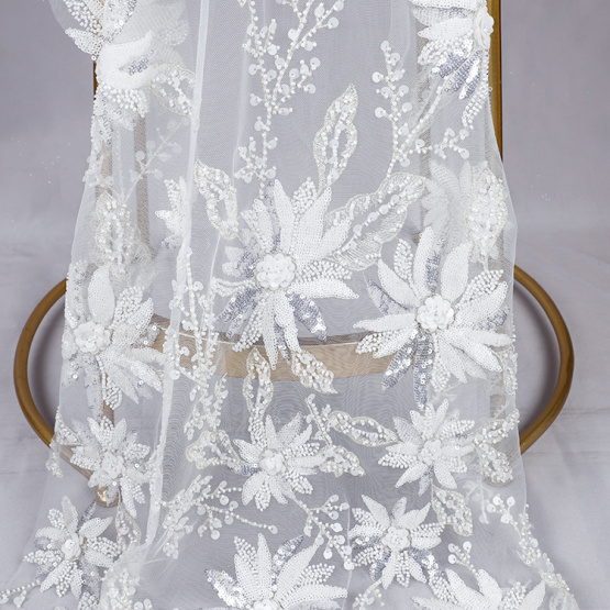 3d embroidery lace fabric