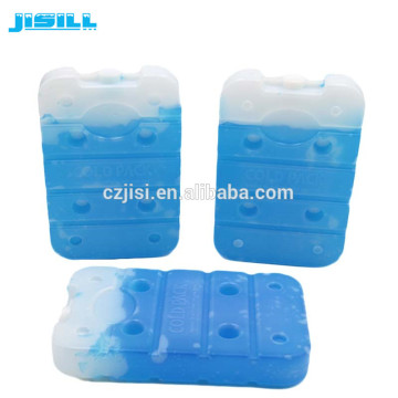 Plastic blue gel ice pack cooling gel box