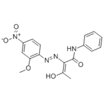 Butanamide,2-[2-(2-methoxy-4-nitrophenyl)diazenyl]-N-(2-methoxyphenyl)-3-oxo- CAS 6358-31-2