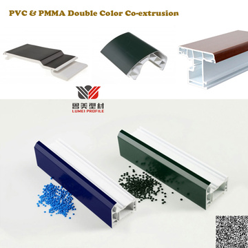 PMMA on PVC Substrate Co-extrusion Construction Profiles