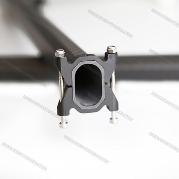 Vertical or Roll Aluminum Clamps for Octagonal Tubes