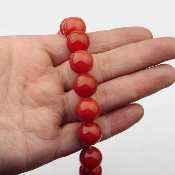 14MM Loose natural Carnelian Crystal Round Beads for Making jewelry