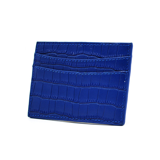 Personalized Crocodile Leather Business Credit Card Holder