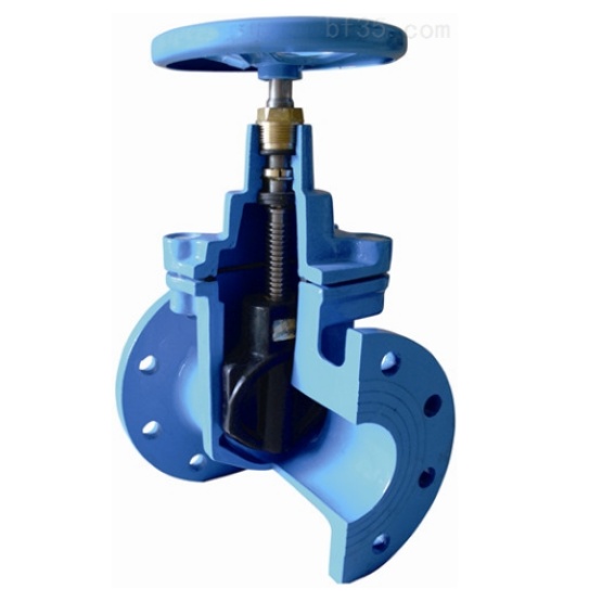 DIN resilient seated gate valve