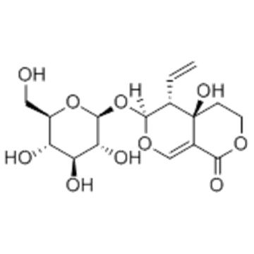 1H,3H-Pyrano[3,4-c]pyran-1-one,5-ethenyl-6-(b-D-glucopyranosyloxy)-4,4a,5,6-tetrahydro-4a-hydroxy-,( 57193867,4aR,5R,6S)- CAS 17388-39-5