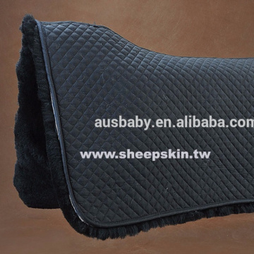 sheepskin saddle blanket and pad