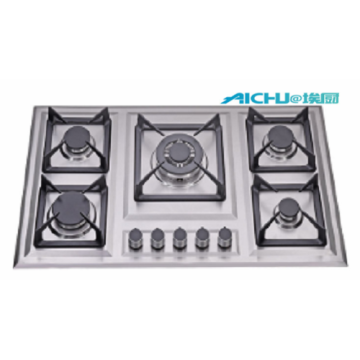 Built-in 5 Burners Gas Stove With S.S