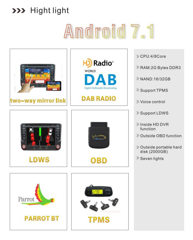 Android Autoradio Subaru WRX