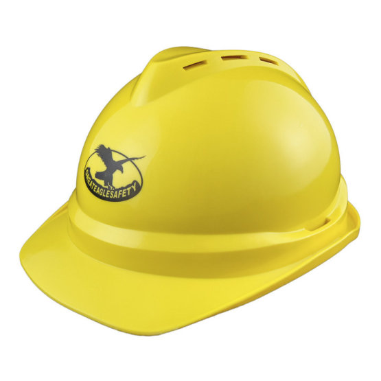 Engineer safety helmet with air vents