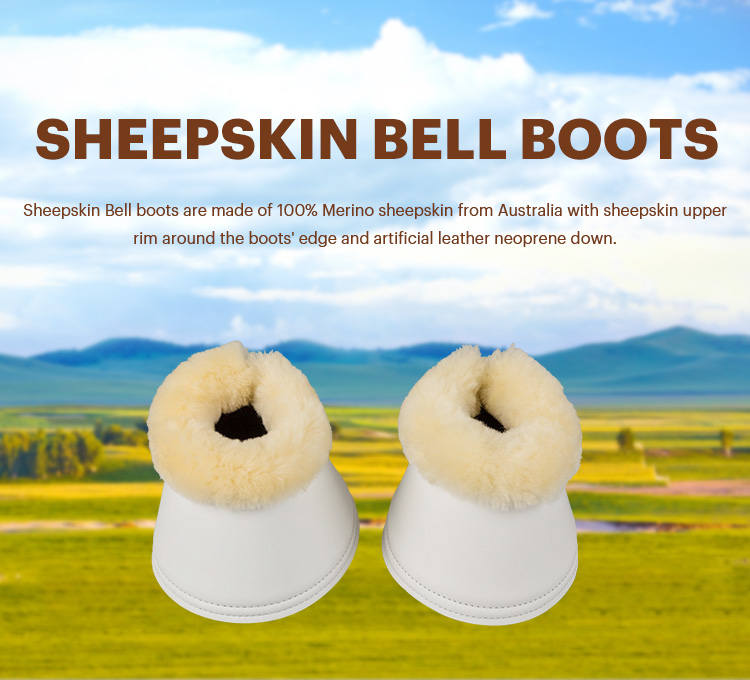 100% Australia Sheepskin Bell Boots