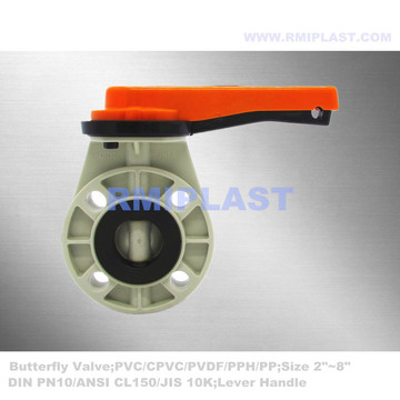 GRPP Butterfly Valve Manual Operate ANSI CL150