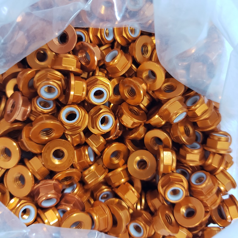 M10 Lock Nuts with Flange