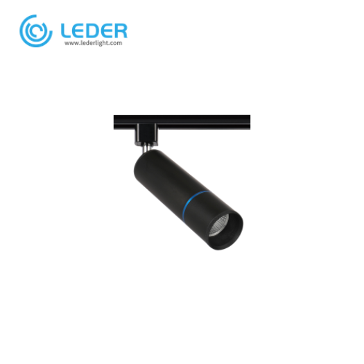LEDER Cylindrical Black 12W LED Track Light