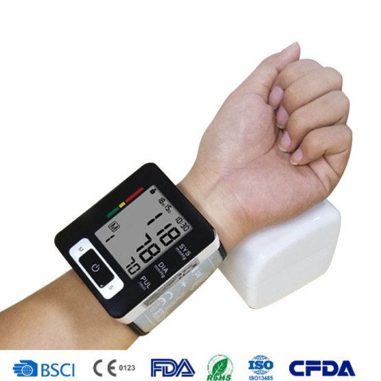 Wrist Type Manual Sphygmomanometer Blood Pressure Monitor