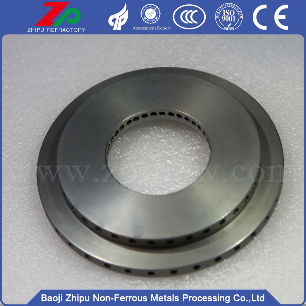 Forging casting tungsten flange for heating