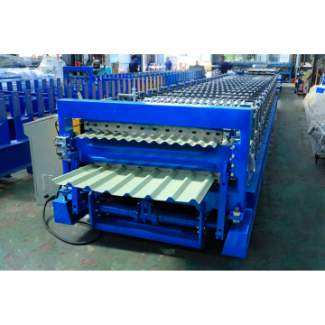 Roof Use Double Layer Corrugated Profile Roofing Machine