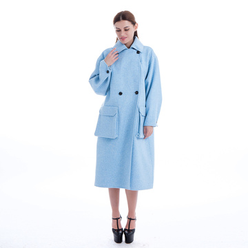 Lady's classic pure cashmere coat