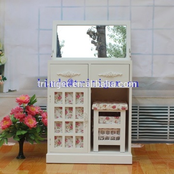 new wooden dressing table make up dresser with mirror and drawer