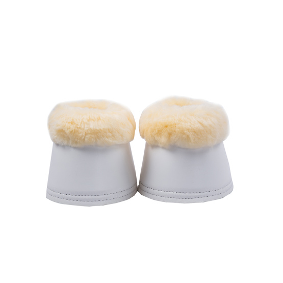 Sheepskin Bell Boots Over Reach boots