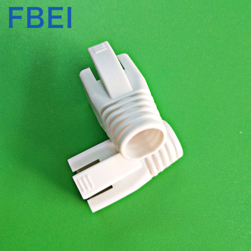 PVC connector boots CAT7 connector boots  white