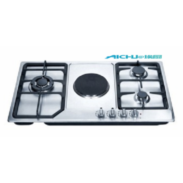 Built-in 3 Burners And 1 Electric Element