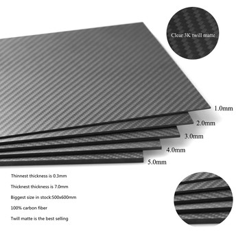 High Quality Carbon Fiber Plate Heat Resistant