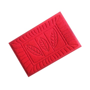 PVC coil mat for bathroom with embossed design