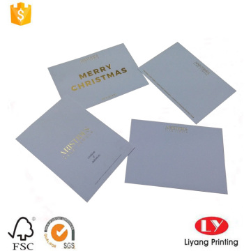 Matt white paper greeting jewellry card printing