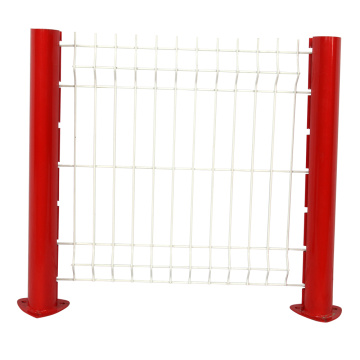 PVC coated 3D curved panel triangle bending fence