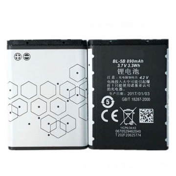 High quality lithium ion battery BL-5B 3.7v